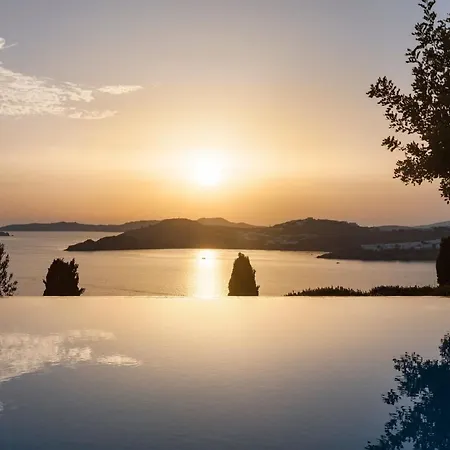 Excellent Mykonos Psarrou Beta 5 Bedrooms Stunning Sea Views Psarrou Mykonos Town