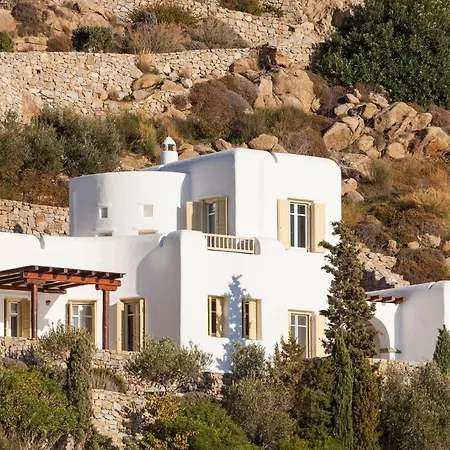 Excellent Mykonos Psarrou Beta 5 Bedrooms Stunning Sea Views Psarrou Mykonos Town